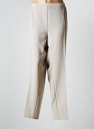 Pantalon droit stretch taille normale beige TELMAIL femme