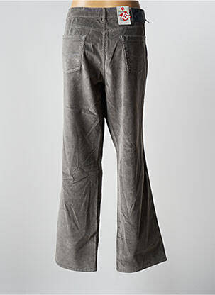 Pantalon droit stretch taille normale gris PIONIER femme