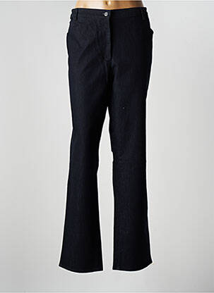 Pantalon droit stretch taille normale bleu PIONIER femme