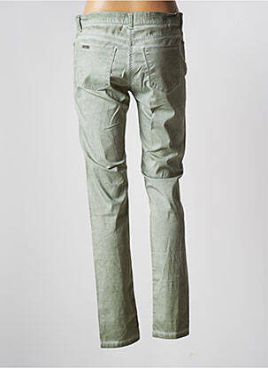Pantalon slim stretch taille normale vert CARLA KOPS femme