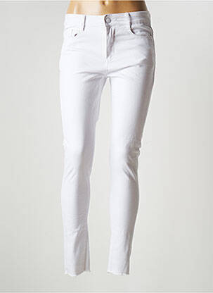 Pantalon slim skinny taille normale blanc NINA CARTER femme