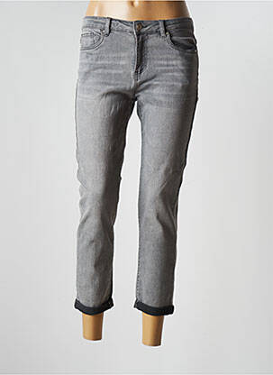 Jeans coupe slim slim taille normale gris R.DISPLAY femme