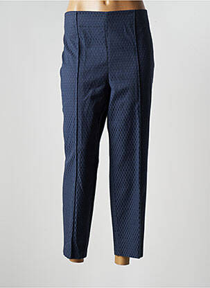 Pantalon 7/8 stretch taille normale bleu FRANK LYMAN femme
