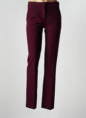 Pantalon chino violet ABSOLU pour femme seconde vue