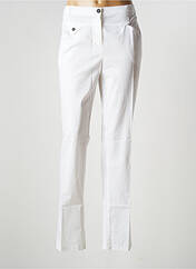 Pantalon droit blanc TELMAIL pour femme seconde vue