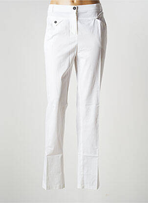 Pantalon droit blanc TELMAIL pour femme