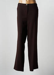 Pantalon droit marron LEWINGER pour femme seconde vue