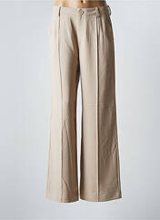 Pantalon large beige SMF pour femme seconde vue