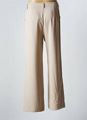 Pantalon large beige SMF pour femme seconde vue