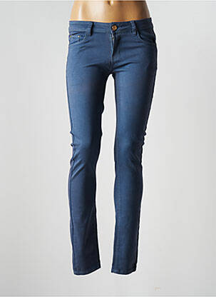 Pantalon slim bleu R.DISPLAY pour femme