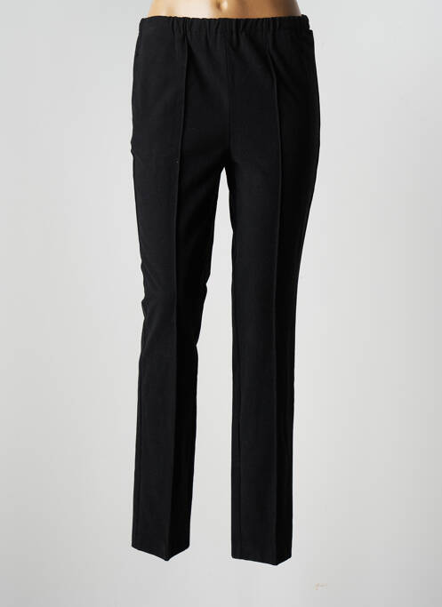 Pantalon droit taille élastique taille normale gris JEAN GABRIEL femme