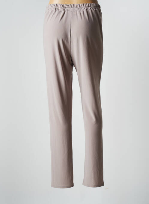 Pantalon droit beige BOGUAR pour femme