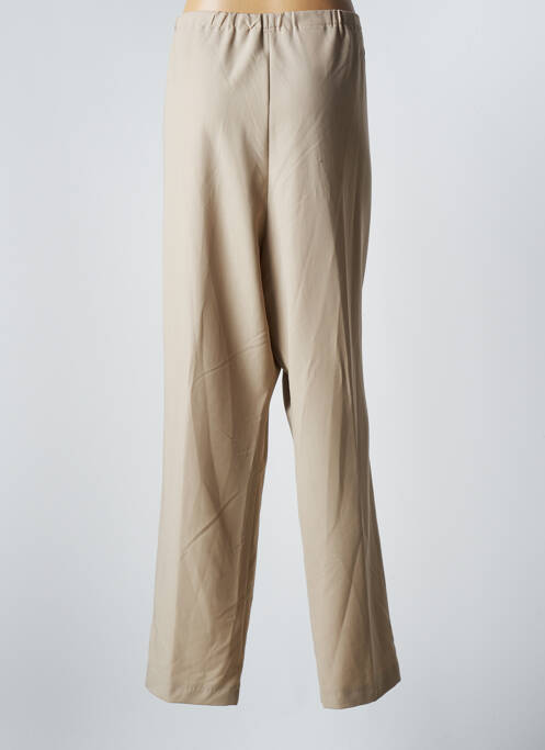 Pantalon droit beige JEAN GABRIEL pour femme