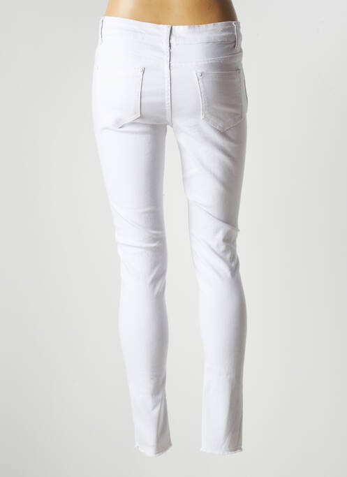 Pantalon slim blanc NINA CARTER pour femme