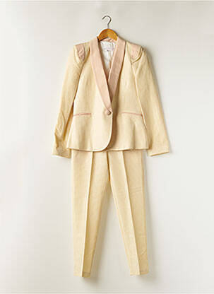Ensemble pantalon manches longues beige CENTRIX femme