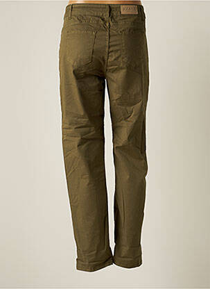 Pantalon slim stretch taille normale vert KITANA femme