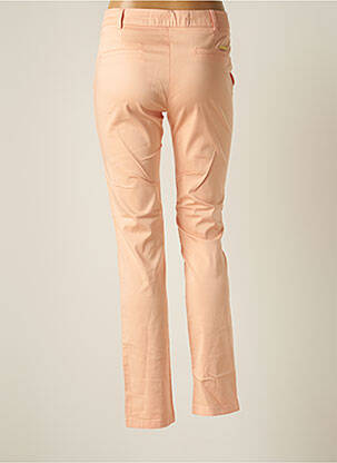 Pantalon chino tissage popeline taille normale orange JEANS WEAR femme