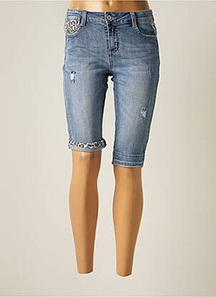Bermuda taille normale taille normale bleu DENIMART femme