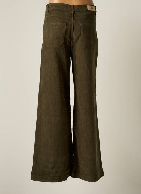 Pantalon large vert SMF pour femme