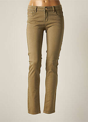 Pantalon slim skinny taille normale vert R.DISPLAY femme