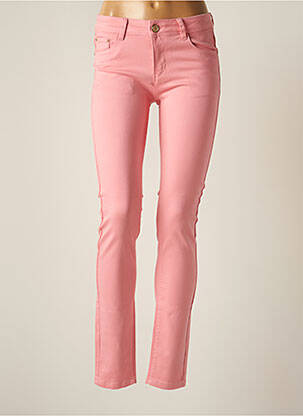 Pantalon slim skinny taille normale rose R.DISPLAY femme