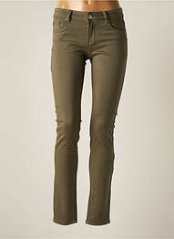 Pantalon slim skinny taille normale vert R.DISPLAY femme