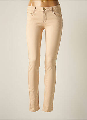 Pantalon slim skinny taille normale beige R.DISPLAY femme
