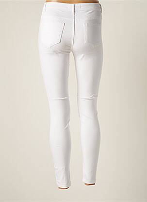Pantalon slim stretch taille normale blanc NINA CARTER femme