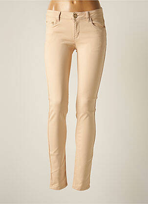 Pantalon slim beige R.DISPLAY pour femme
