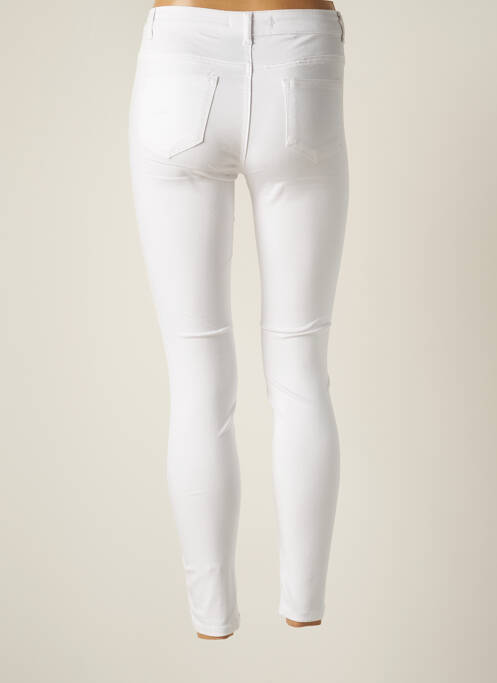 Pantalon slim blanc NINA CARTER pour femme