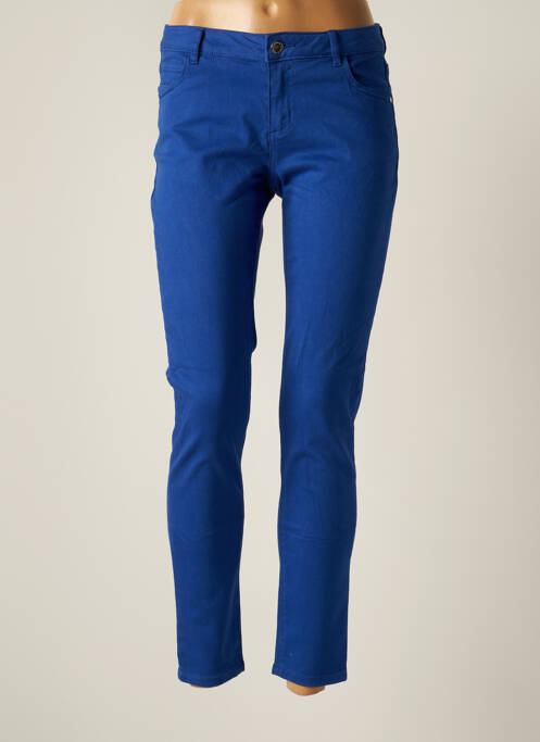 Pantalon slim bleu MORGAN pour femme