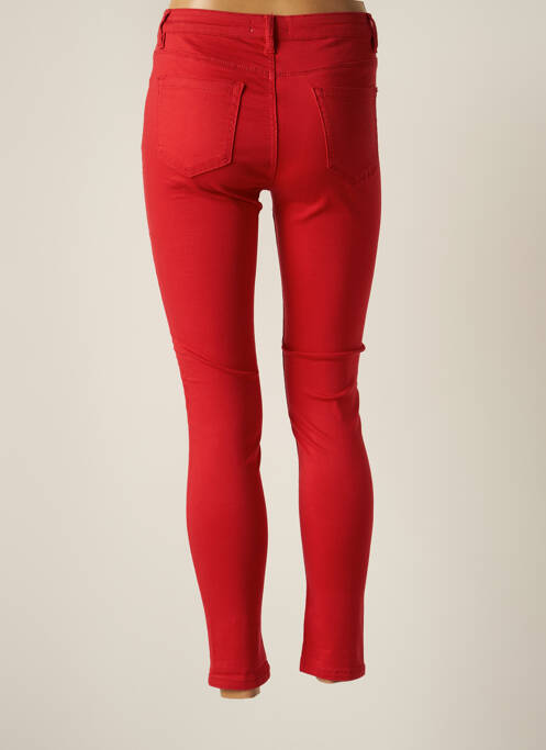Pantalon slim rouge NINA CARTER pour femme