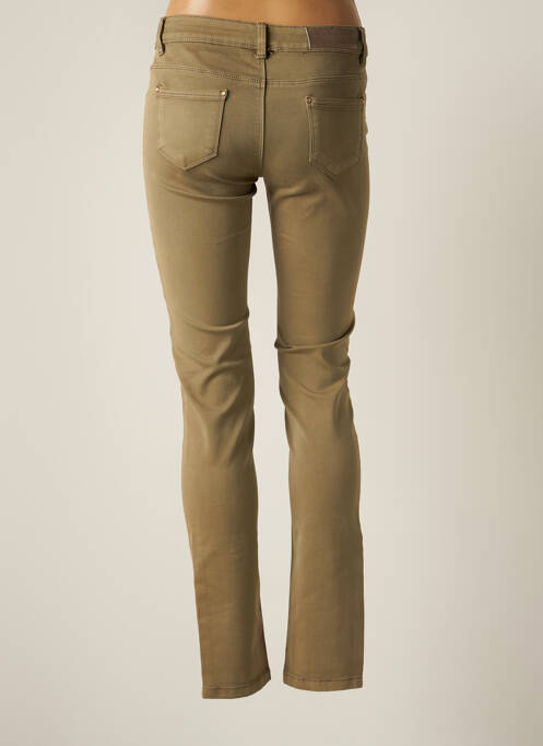 Pantalon slim vert R.DISPLAY pour femme