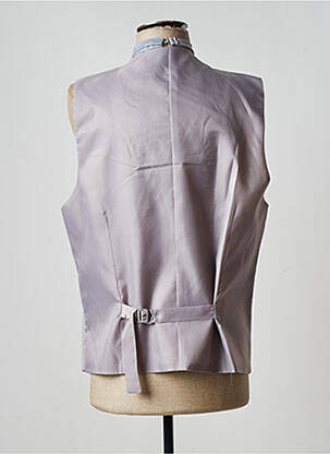 Gilet sans manche empiècements gris BARBERINI homme