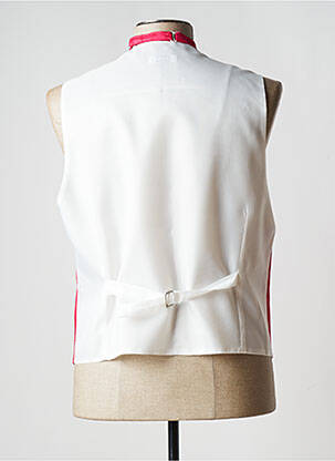 Gilet sans manche empiècements rouge VIRTUOSE homme