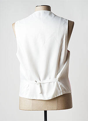 Gilet sans manche empiècements rose GUY LAURENT homme