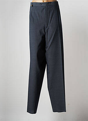 Pantalon droit tissage chiné taille normale gris LUC SAINT ALBAN homme