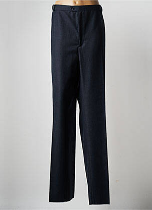 Pantalon droit tissage chiné taille normale bleu PIERRE D'ARLANC homme