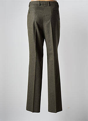 Pantalon droit tissage chiné taille normale vert HAROLD homme