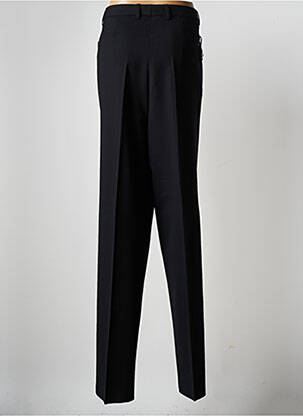 Pantalon droit tissage popeline taille normale noir HAROLD homme