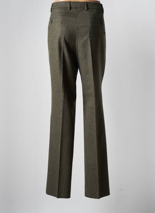 Pantalon droit tissage chiné taille normale vert HAROLD homme