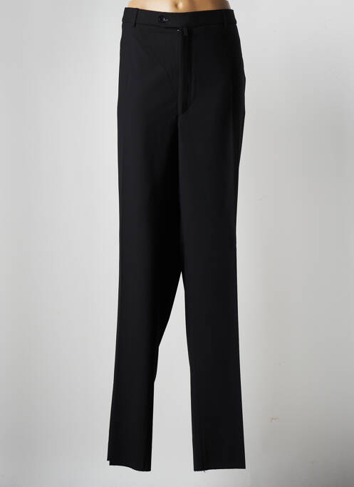 Pantalon droit tissage popeline taille normale noir HAROLD homme