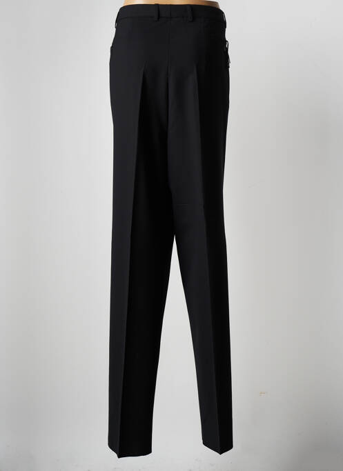 Pantalon droit tissage popeline taille normale noir HAROLD homme