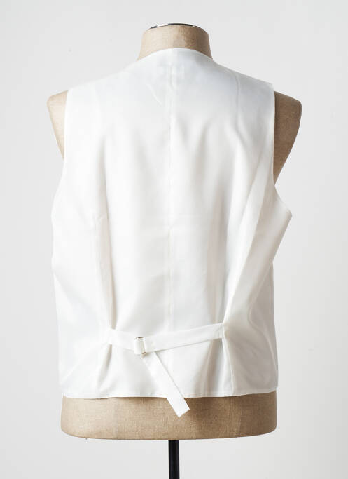 Gilet sans manche blanc BARBERINI pour homme