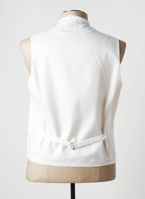 Gilet sans manche blanc GUY LAURENT pour homme