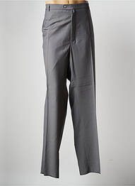 Pantalon droit tissage chiné taille normale gris HAROLD homme