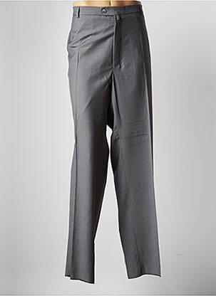 Pantalon droit tissage chiné taille normale gris HAROLD homme