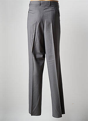 Pantalon droit tissage chiné taille normale gris HAROLD homme