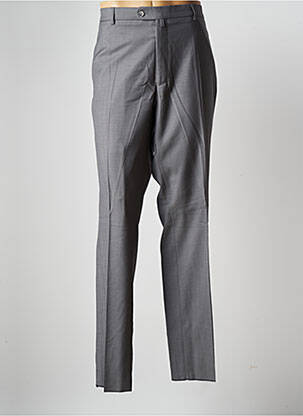 Pantalon droit tissage chiné taille normale gris HAROLD homme