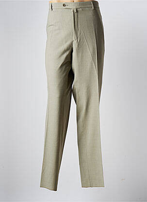 Pantalon droit tissage chiné taille normale vert HAROLD homme